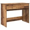 vidaXL Masă cosmetică cu sertar cu oglindă Lemn vechi 100 x 45 x 76 cm