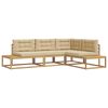 vidaXL Set de canapele de exterior Alb 277,5 x 198,5 x 73 cm Poliester