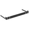 vidaXL Raft de perete suspendat, alb, 40x23x3,8 cm, MDF