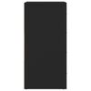 vidaXL Dulap, negru, 60x39x80 cm, lemn prelucrat