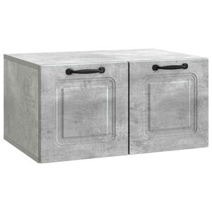 vidaXL Oglindă TV montată pe perete Gri Beton 59,5 x 41 x 30 cm
