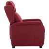 vidaXL Fotoliu recliner bordo 67.5 x 93.5 x 101.5 cm țesătură