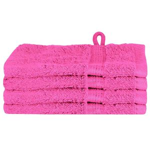 vidaXL Prosop pentru musafiri SOLUND 4 buc. Roz 15 x 21 cm 550 gsm