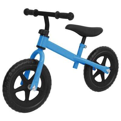vidaXL Bicicletă pentru echilibru 10 inci, cu roți, albastru
