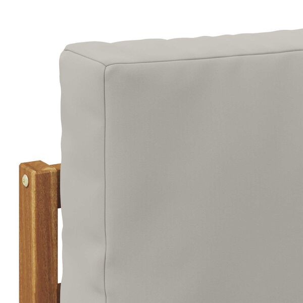 vidaXL Set de canapele de exterior 3 pcs Gri natural și deschis