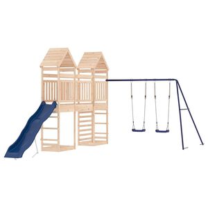 vidaXL Set de joacă pentru exterior, lemn masiv de pin