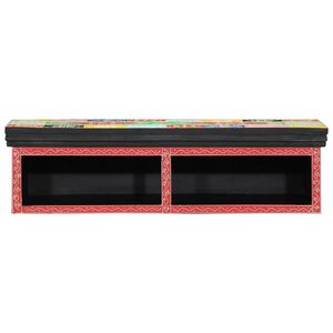 vidaXL Cabinet TV cu raft Multicolour 80 x 30 x 22 cm Lemn compozit