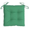 vidaXL Perne de scaun, 6 buc., verde, 50x50x7 cm, textil oxford
