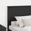 vidaXL Tăblie cap cu headboard Stejar Negru 90 cm Lemn compozit