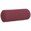 vidaXL Perne Bolster 2 pcs Roșu Vin Ø 15 x 40 cm țesătură