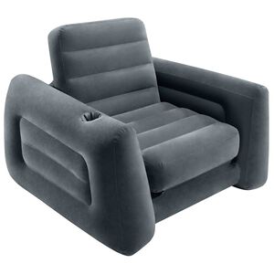 Intex Fotoliu extensibil, gri &icirc;nchis, 117 x 224 x 66 cm
