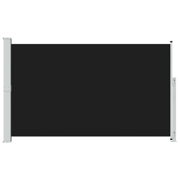 vidaXL Copertină laterală retractabilă de terasă, negru, 180x300 cm