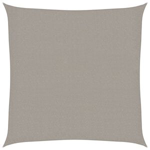 vidaXL P&acirc;nză parasolar, gri deschis, 2,5x2,5 m, pătrat, 160 g/m&sup2;, HDPE