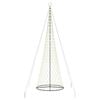 vidaXL Brad de Crăciun LED Alb cald 500 cm Metal