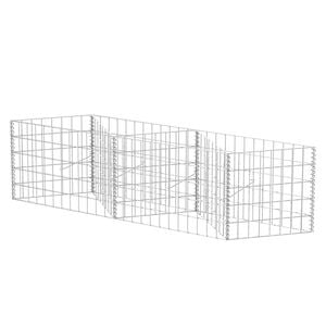 vidaXL Coș gabion, 120 x 30 x 50 cm, oțel galvanizat