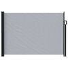 vidaXL Jaluzea laterală retractabilă Gri 600 x 140 cm Poliester