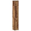 vidaXL Dulap de depozitare cu rafturi Lemn vechi 30 x 42,5 x 225 cm