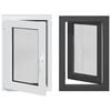 vidaXL Fereastră de subsol culoare internă albă RISOR 60 x 80 cm