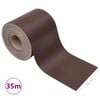 vidaXL Panou de intimitate grădină, maro, 35x0,19 m, PVC