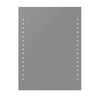 Oglindă de baie de perete, cu lumini LED, 60 x 80 cm（L x &icirc;)