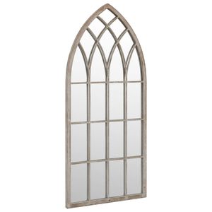 vidaXL Oglindă, nisipiu, 100x45 cm pentru uz interior, fier