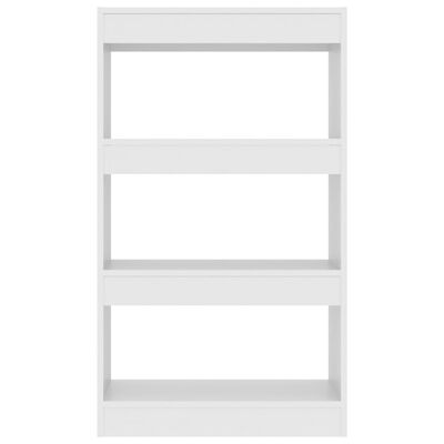 vidaXL Bibliotecă/Separator cameră, alb, 60x30x103 cm, PAL