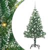 vidaXL Pom de Crăciun artificial cu zăpadă imitată și lumină LED