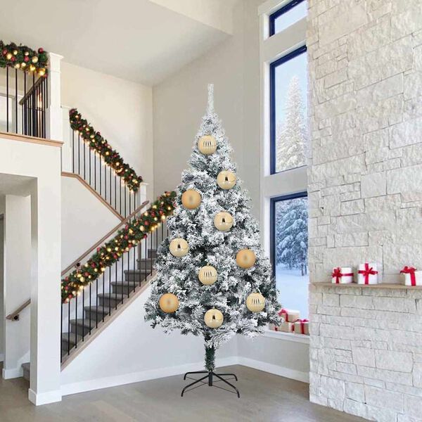 vidaXL Set de Globuri de Crăciun 3 pcs Auriu Plastic