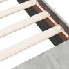 vidaXL Cadru de pat, gri beton, 200x200 cm, lemn prelucrat