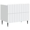 vidaXL Dulap de noapte Alb 62 x 34,5 x 49,5 cm Lemn prelucrat
