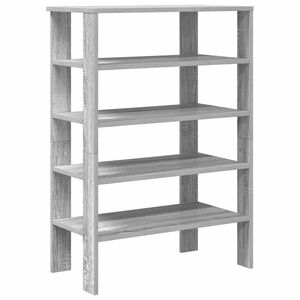 vidaXL Pantofar, gri sonoma61x32x87,5 cm, lemn prelucrat