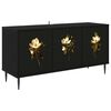 vidaXL Cabinet TV BREMEN 102 x 33 x 51 cm Stejar Negru Lemn prelucrat