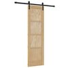 vidaXL Ușă glisantă natural 61 x 198,5 cm Lemn masiv de pin