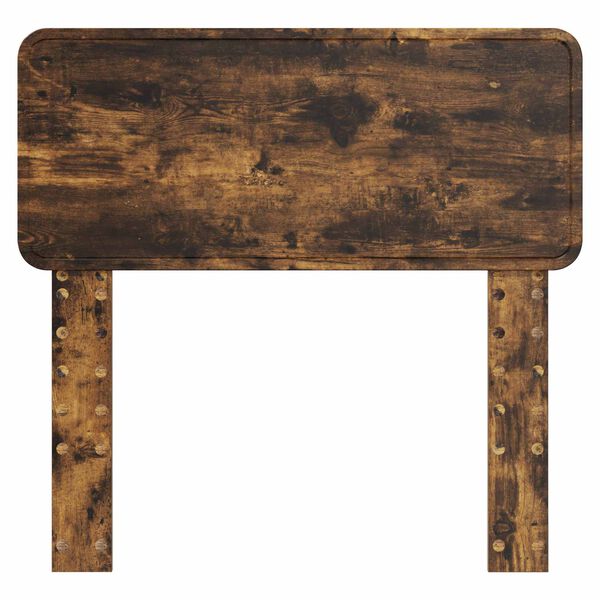 vidaXL Tăblie cap Stejar fumuriu 75 cm Lemn compozit