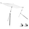 vidaXL Set extensie parasolar T-Top, alb, 170x170x(113-182,5) cm