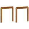 vidaXL Cotiere 2 pcs Maro 59 x 6 x 61 cm Lemn compozit
