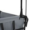 vidaXL Trolley Manevrabil Pliabil Manual Gri 105 x 56.5 x 116 cm