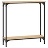 vidaXL Masă consolă din stejar Sonoma, 75x22,5x75 cm, lemn stratificat