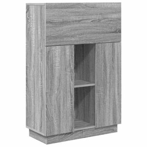vidaXL Birou Gri Sonoma Lemn prelucrat 71.5 x 31.5 x 106.5 cm