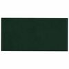 vidaXL Tăblie de Pat pentru Perete 12 pcs Verde &icirc;nchis Catifea