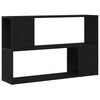 vidaXL Set comodă TV 100 x 24 x 63 cm Negru Lemn prelucrat