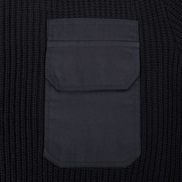 vidaXL Pulover de lucru pentru bărbați, negru, mărime XL