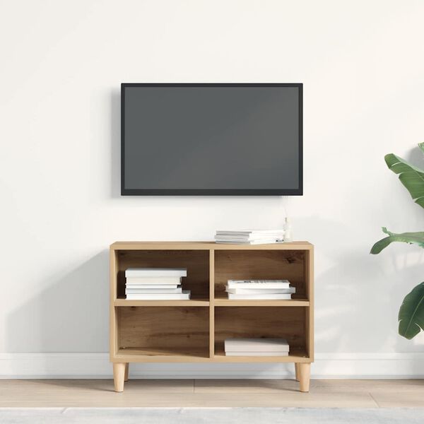vidaXL Cabinet TV artisian oak 69,5 x 30 x 50 cm Lemn compozit