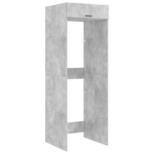 vidaXL Dulap pentru mașina de spălat Gri Beton 67,5 x 68 x 200 cm