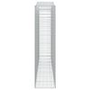 vidaXL Coșuri gabion arcuite, 5 buc 400x50x200/220 cm, fier galvanizat