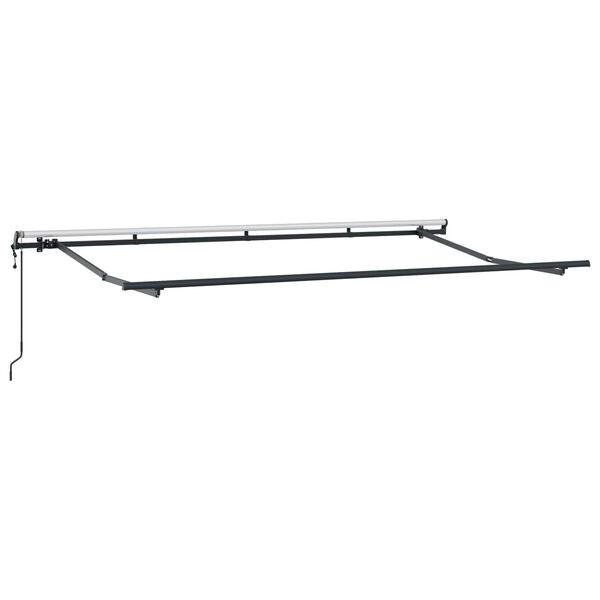 vidaXL Cortina Retractabilă Crem 400 x 200 cm Poliester și Aluminiu