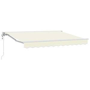 vidaXL Cortina Retractabilă Crem 250 x 200 cm Aluminiu și țesătură