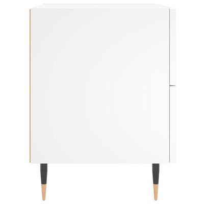 vidaXL Noptieră, alb, 40x35x47,5 cm, lemn compozit