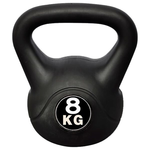 vidaXL Greutate tip bilă cu mâner Kettlebell, 8 kg