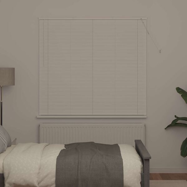 vidaXL Jaluzea venetiană Manual Ajustabil Alb 150 x 140 cm PVC